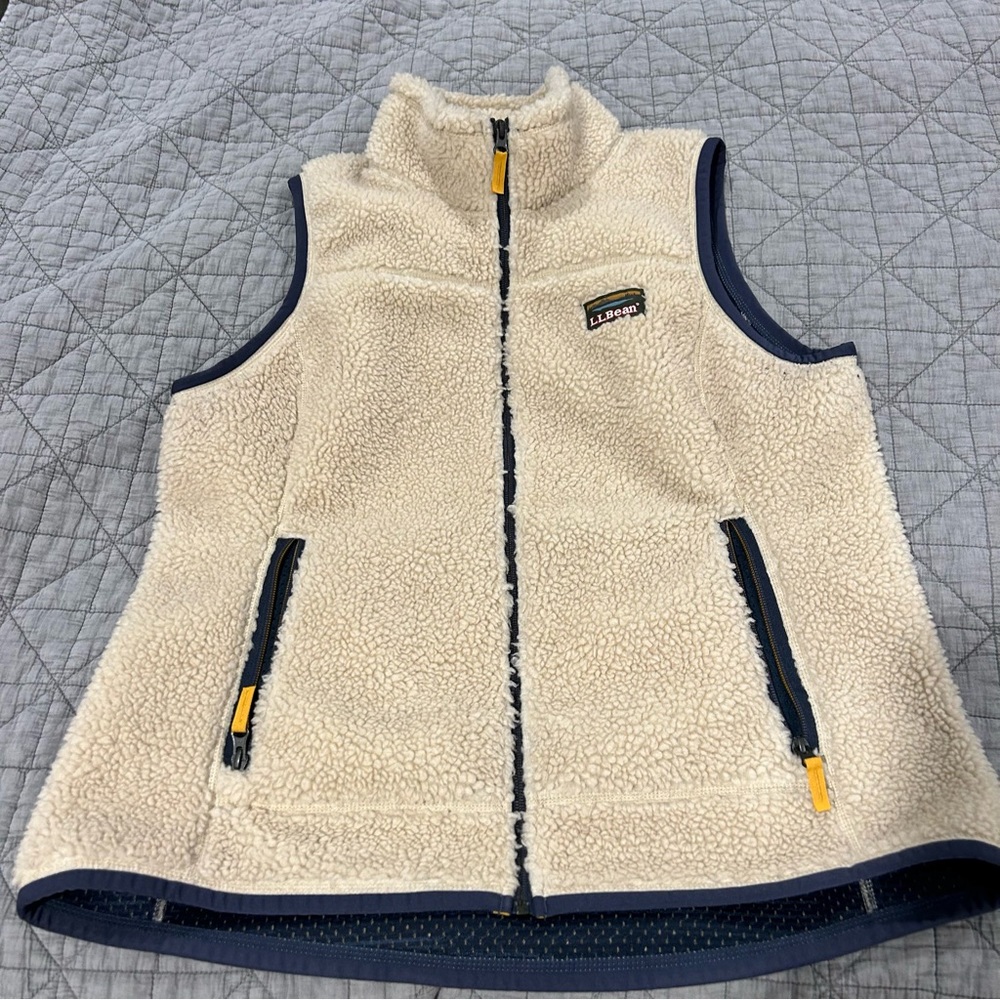 LLBean fleece vest